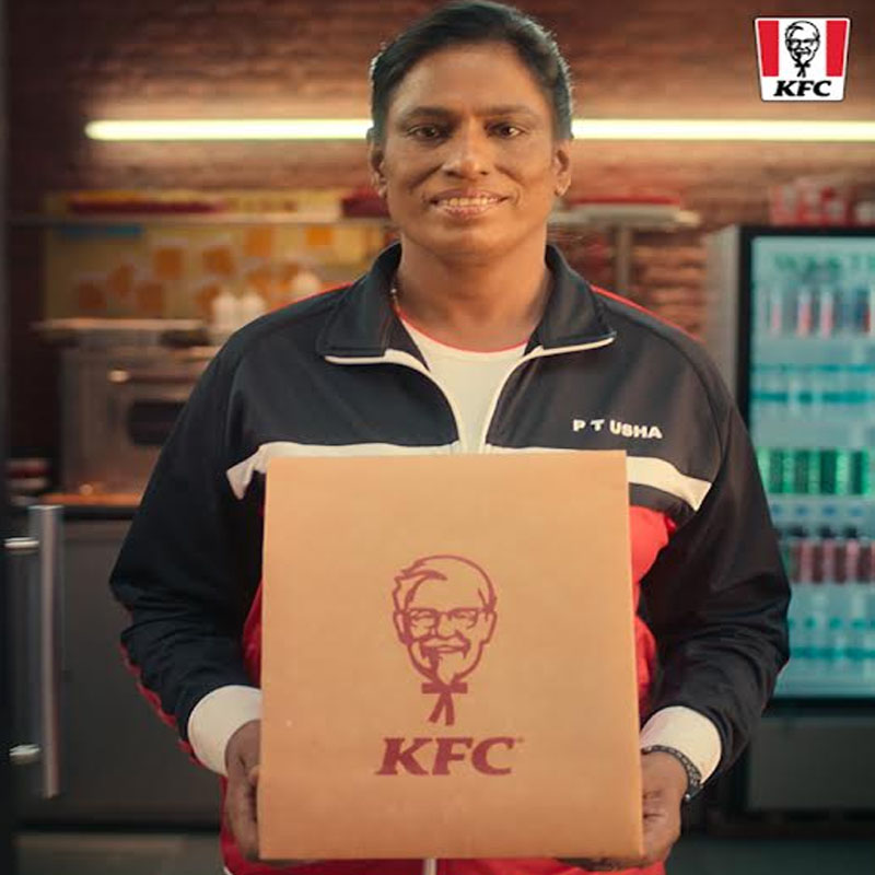PT Usha doubles up as high-speed chef in KFC’s new campaign