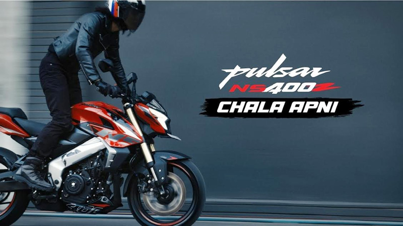 Bajaj Pulsar NS400Z debuts with ‘Chala Apni’ campaign