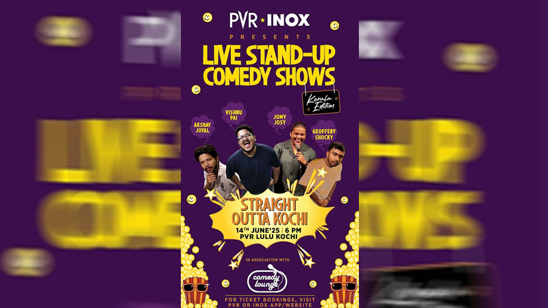Screen time turns scream time as PVR Inox rolls out Kerala Comedy Fest