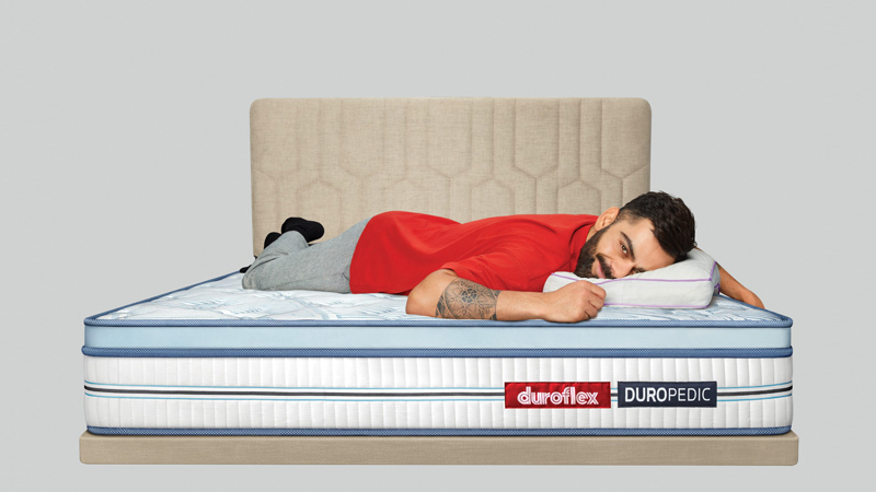 Virat gets himself a Duroflex mattress to champion quality sleep through World Cup