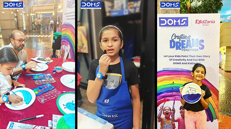 Doms paints water awareness at Kidzania event