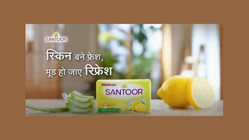 Santoor introduces the new Santoor Lime Soap TVC