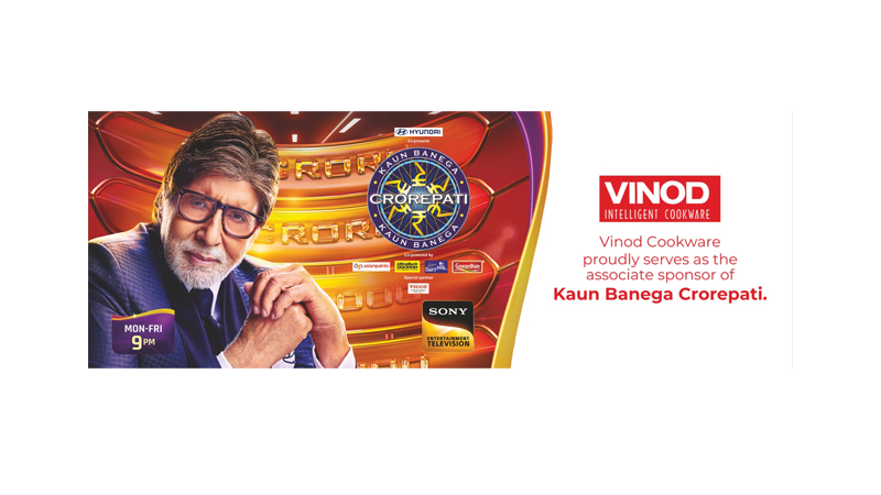 Vinod Cookware partners with Sony’s ‘Kaun Banega Crorepati Season 15