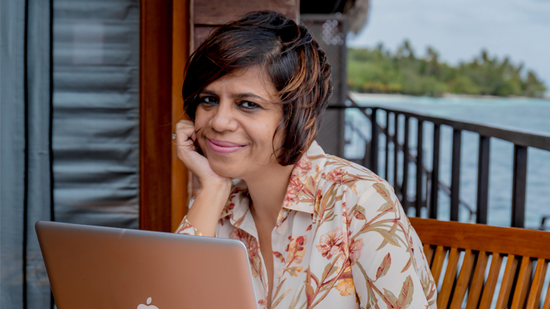 “Writing is the hero on the web”: Anuraadha Tewari