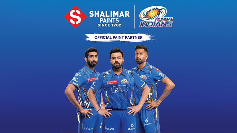 Shalimar Paints adds colour to Mumbai Indians for a vibrant cricket season