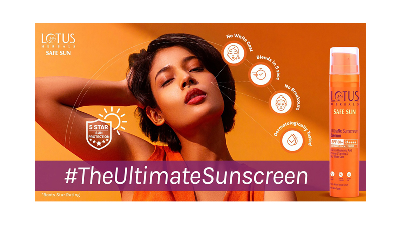 Lotus Herbals unveils a new digital campaign for its Safe Sun UltraRx Sunscreen Serum