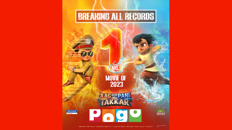 POGO India’s Chhota Bheem and Little Singham’s crossover ‘Aag Aur Pani Ki Takkar’ breaks records