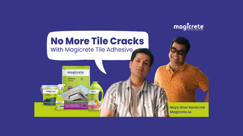 Magicrete launches tile adhesive ad campaign