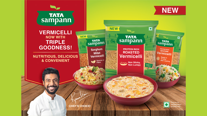 Tata Sampann expands its staple food portfolio with vermicelli launch in South India