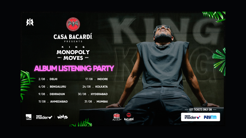 KING returns with his ‘Monopoly Moves’ album listening party tour
