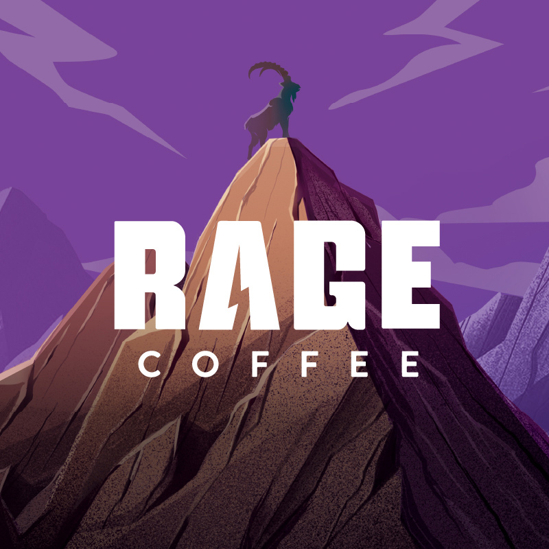 Rage Coffee rebrands its visual identity