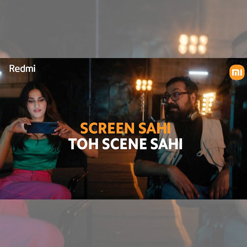 Xiaomi India launches its new campaign #ScreenSahiTohSceneSahi with Anurag Kashyap and Vaani Kapoor