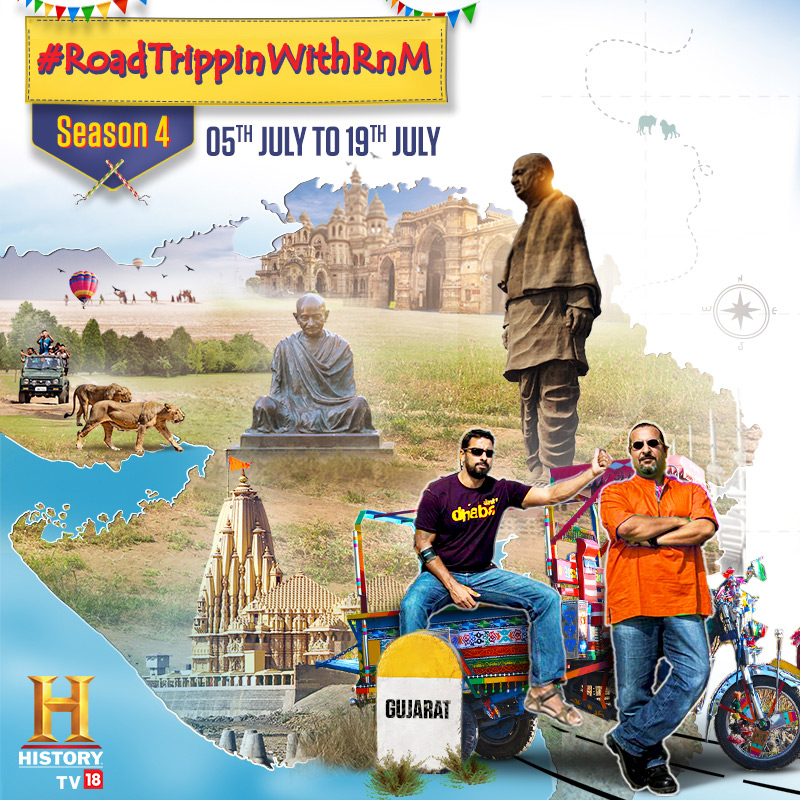 HistoryTV18 announces season four of travel series ‘#RoadTrippinwithRnM’