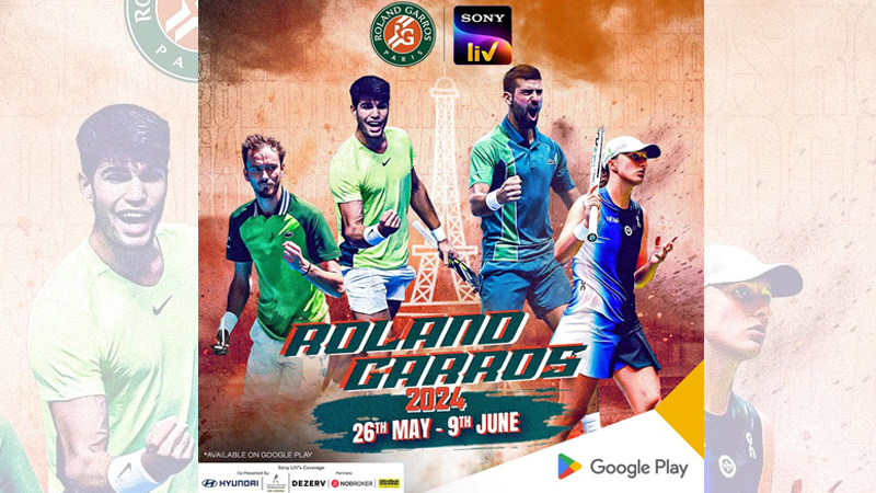 Roland-Garros 2024: Catch the clay-court action live and exclusive only on Sony LIV!