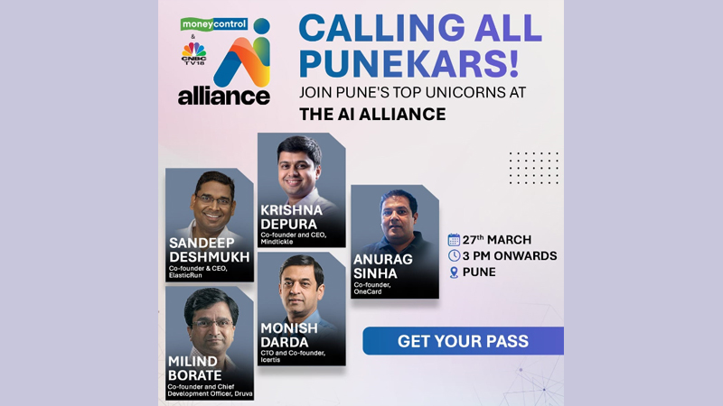 Pune to host first chapter of AI Alliance by CNBC TV18 and Moneycontrol on March 27