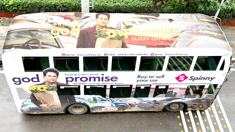 Spinny drives the point home with Sachin’s ‘God Promise’ on the move