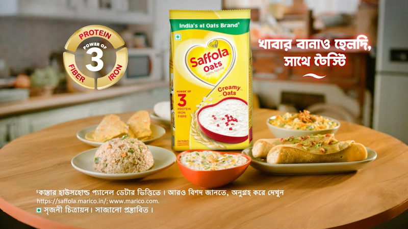 Marico Saffola Oats launches new TVCs
