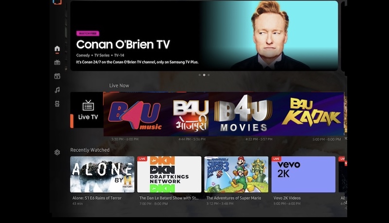 Samsung TV Plus adds B4U’s blockbuster channels to its Fast lineup