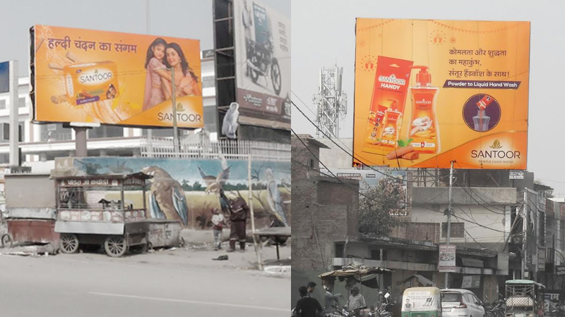 Santoor’s Maha Kumbh OOH blitz: A divine fusion of purity & tradition