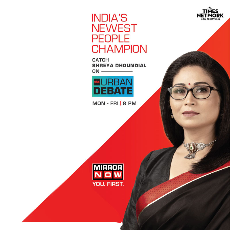 Shreya Dhoundial joins Mirror Now as executive editor