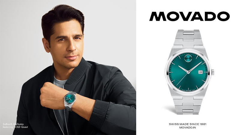 Movado retains Sidharth Malhotra as ambassador