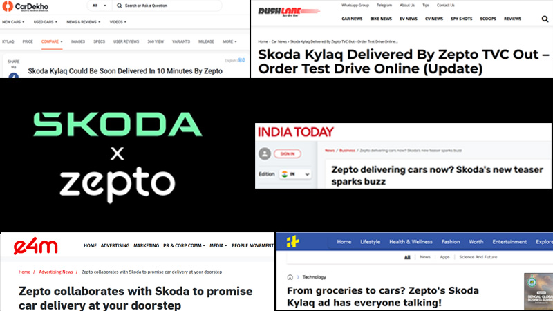 Zepto and Škoda tease 10-minute car deliveries, but there’s a catch