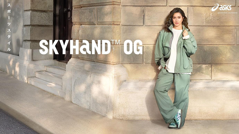 Asics SportStyle revives Skyhand OG with Shraddha Kapoor