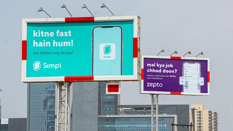 Zepto-Simpl’s billBoard banter flirts with #SabseTezKaun