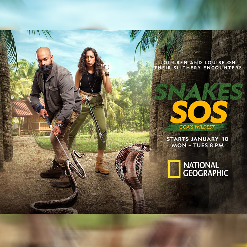 National Geographic India brings new adventurous series – ‘Snakes SOS: Goa’s Wildest’