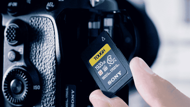Sony cards speed past limits with blazing 1800 MB/s read and 1700 MB/s write