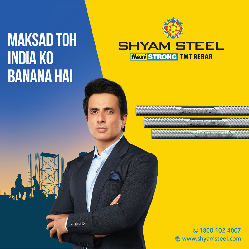 Shyam Steel unveils new TVC with Sonu Sood
