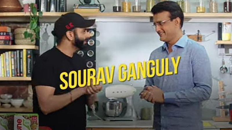 Fortune Soya Chunks unites Sourav Ganguly and chef Sanjyot Keer