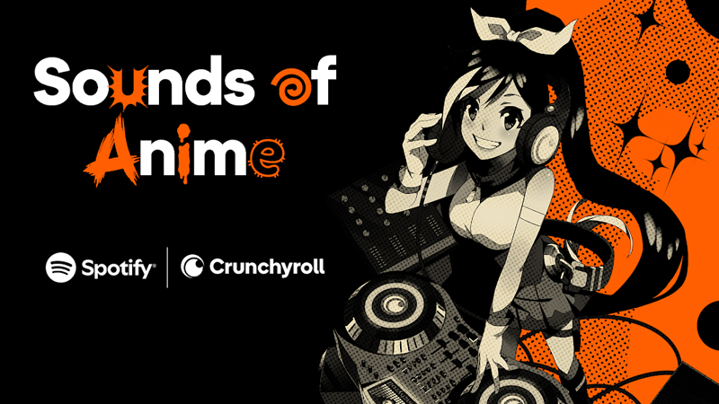 Crunchyroll launches Curated Anime playlists on Spotify