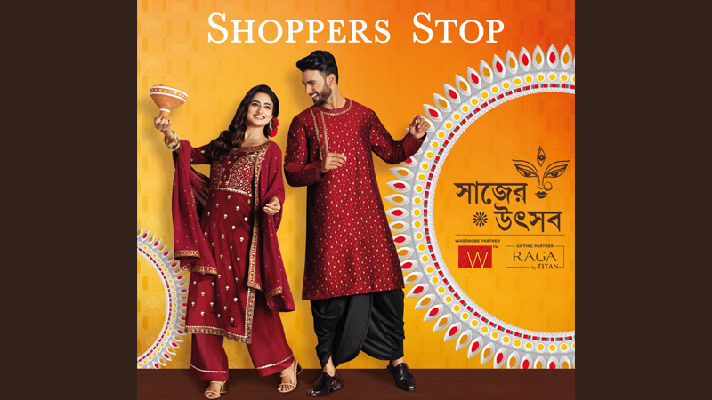 Shoppers Stop ropes in Ushasi Ray for their Durga Pujo campaign