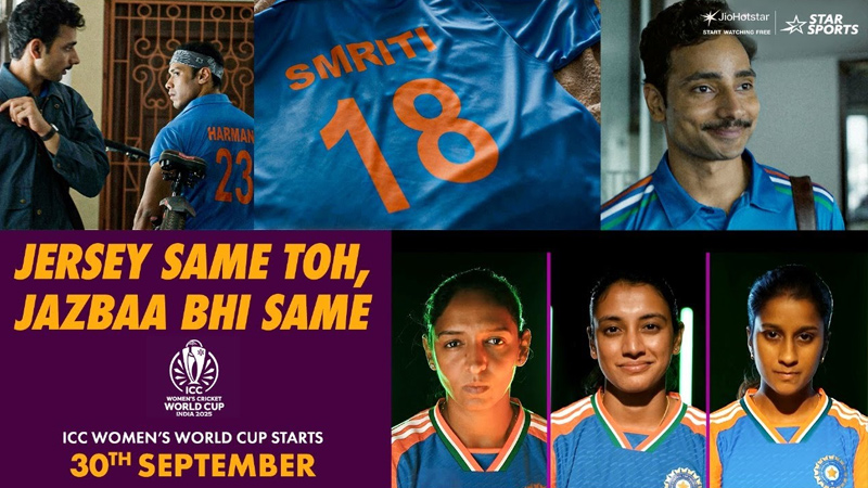 JioStar’s ‘jersey wahi toh jazba wahi’ breaks gender norms, champions ‘Women in Blue’