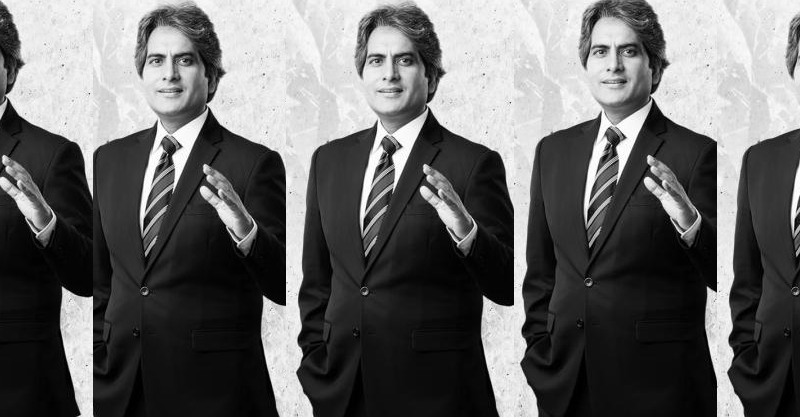In Black & White: Sudhir Chaudhary’s prime time show on Aaj Tak tops viewership charts