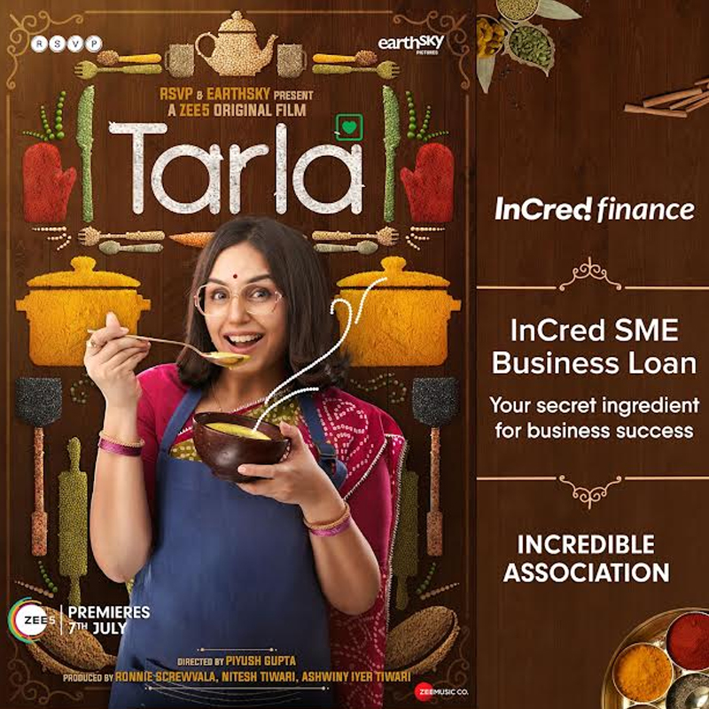 InCred Finance and Tarla Dalal biopic promote entrepreneurship