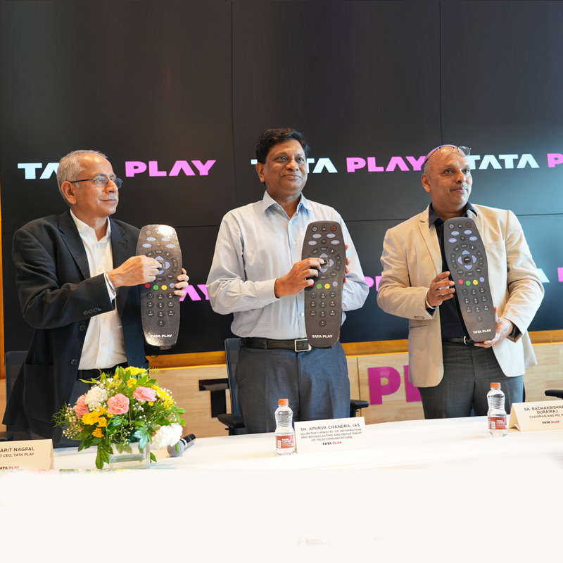 Tata Play bolsters 18 years of partnership with DOS (Department of Space)