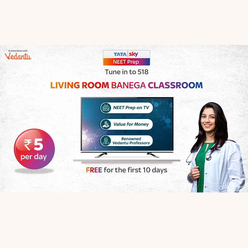 Tata Sky partners with Vedantu to empower JEE & NEET aspirants