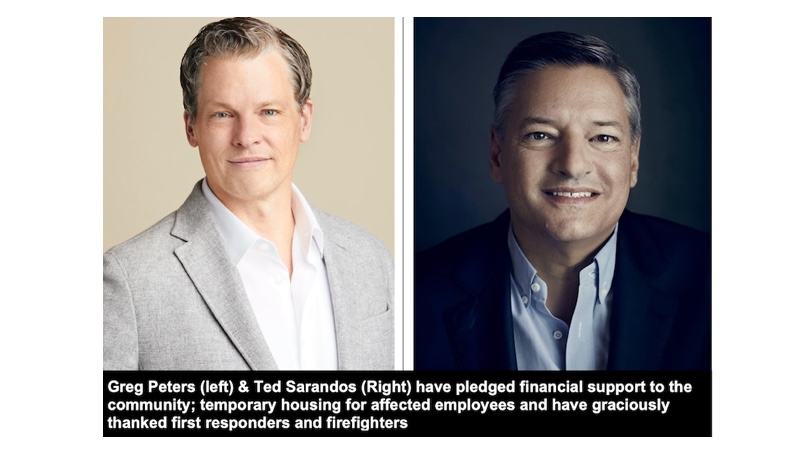 Netflix lends support to those affected by fires in LA