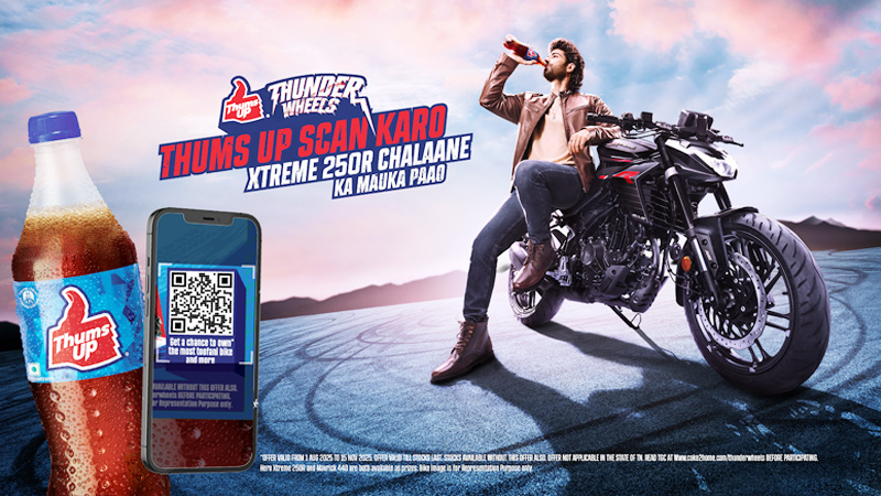 Taste the thunder, ride the storm: Thums Up & Hero launch Thunderwheels 2.0