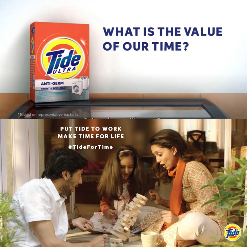 Tide reminds people of the value of time in new ad