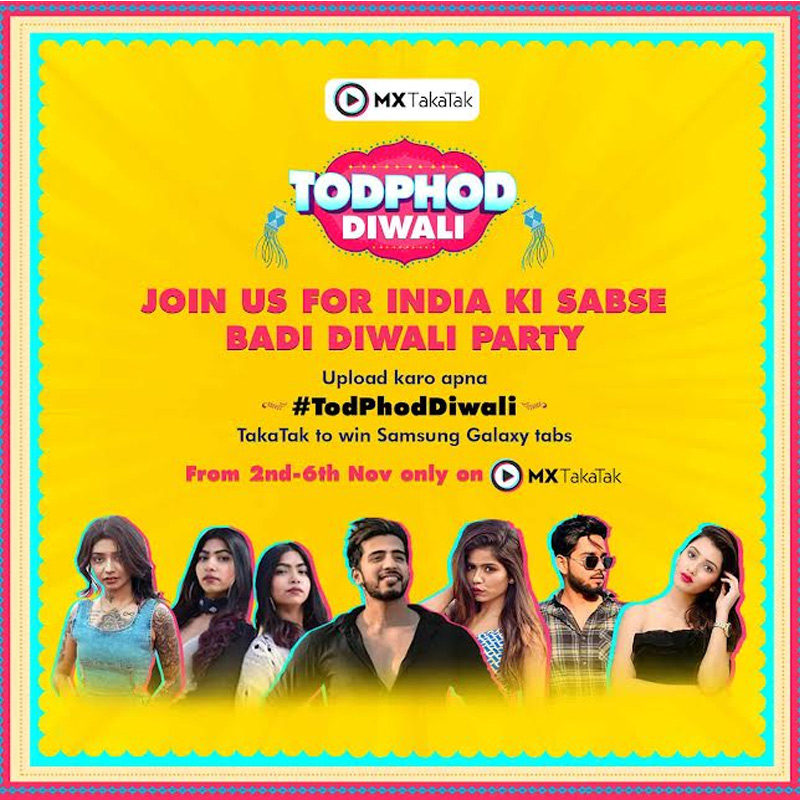 MX TakaTak launches #TodPhodDiwali campaign