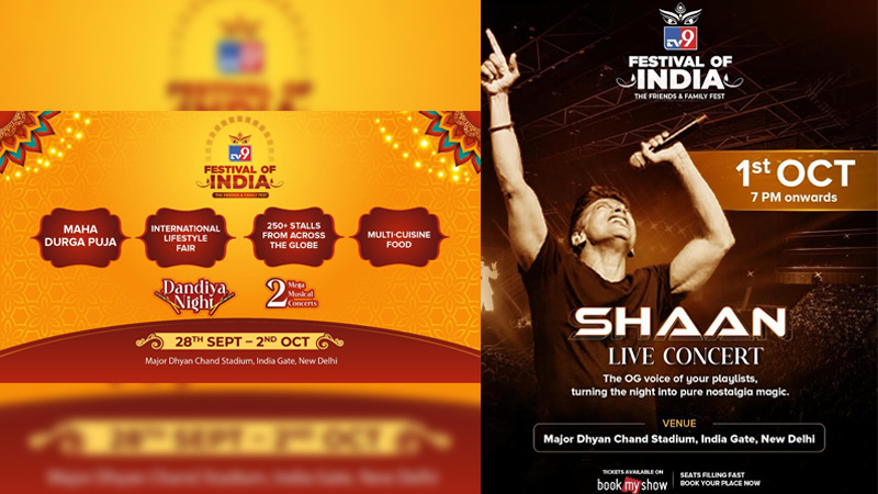 TV9 Festival strikes a high note with Shaan, Sachet–Parampara in Delhi