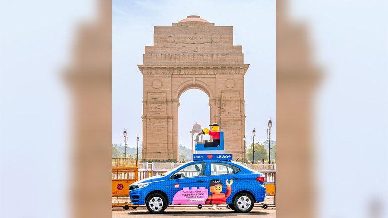 Uber and Lego roll out brick-themed rides to mark flagship launch in India