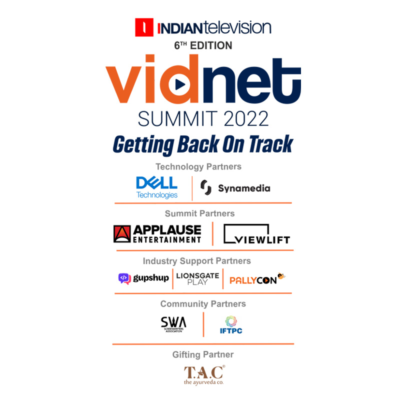 Vidnet 2022: Industry experts to come together to evaluate the way ahead for the OTT sector