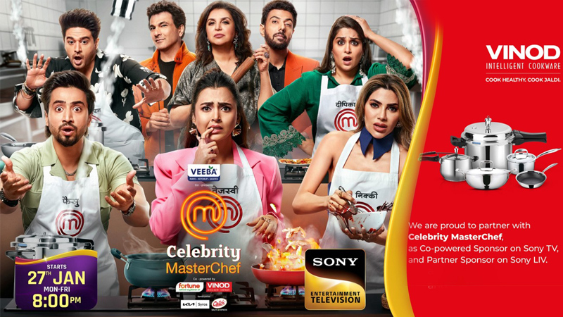 Vinod Cookware joins Celebrity MasterChef as co-powered sponsor on Sony TV