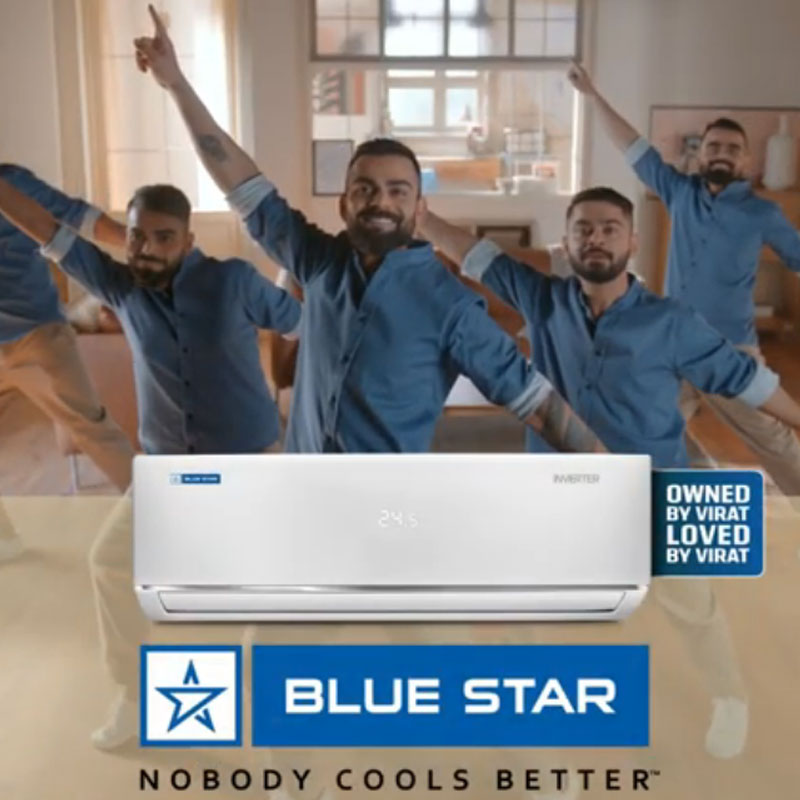 Virat Kohli stays cool while shaking a leg in new Blue Star TVC