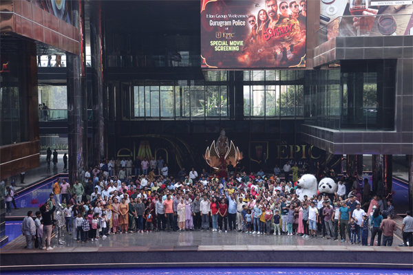 Elan Group & NY Cinemas host 900 Gurugram cops for Singham Again screening