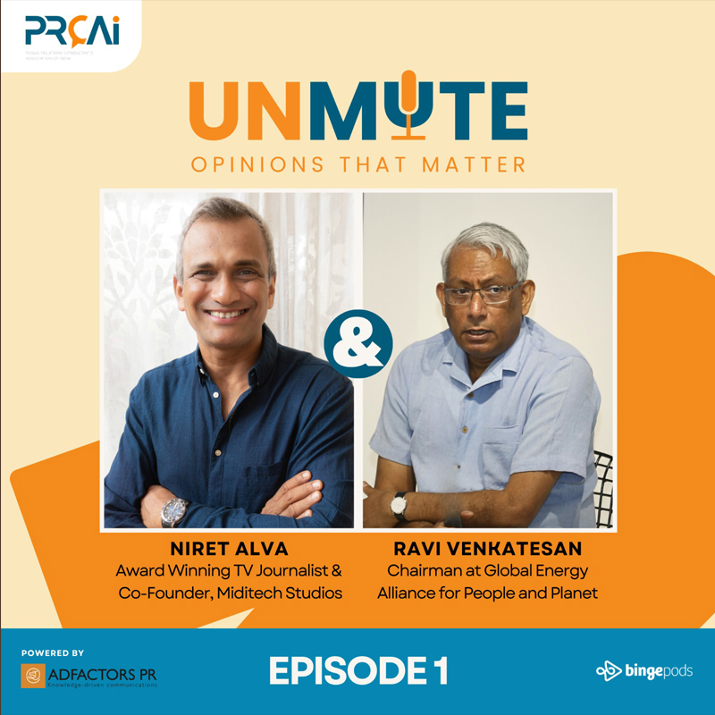 UnMute With PRCAI marks the debut of a new podcast giving voice to ‘Opinions That Matter’ by Indian achievers